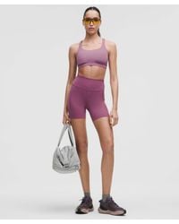 lululemon - Fast And Free High-Rise Short 6" - Lyst