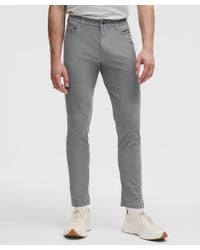 lululemon - Abc Slim-fit Trousers Warpstreme - 28" - Color Grey - Size 40 - Lyst