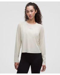 lululemon - – Fast And Free Long-Sleeve Shirt – – Size Large - Lyst