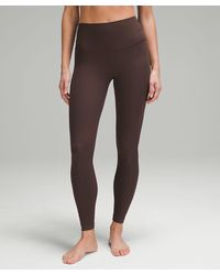 lululemon - Align Ribbed High-rise Pants - 28" - Color Brown - Size 0 - Lyst