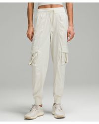 lululemon - Dance Studio Relaxed-fit Mid-rise Cargo Joggers - Color White - Size L - Lyst