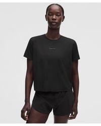 lululemon - – Fast And Free Short-Sleeve Shirt – – Size Large - Lyst