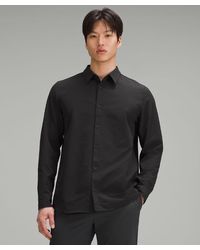 lululemon - New Venture Classic-fit Long-sleeve Shirt - Color Black - Size 3xl - Lyst