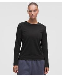 lululemon - The Classic Jersey Long-Sleeve Tee - Lyst