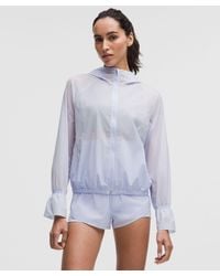lululemon - Translucent Hooded Jacket - Lyst