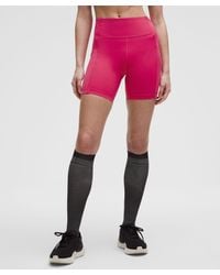 lululemon - – Swift Speed High-Rise Shorts – 6" – – Size 4 - Lyst