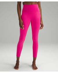 lululemon - Align High-rise Pants With Pockets - 25" - Color Pink/neon - Size 4 - Lyst