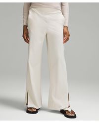 lululemon - Stretch Woven High-rise Wide-leg Pants - Color White - Size L - Lyst