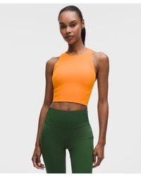 lululemon - – Swift Speed Cropped Tank Top B/C Cup – – Size 4 - Lyst