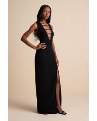 Lulus - Sabrina Cutout Sleeveless Maxi Dress - Lyst