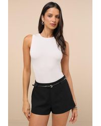 Lulus - Always Easygoing Sleeveless Bodysuit - Lyst