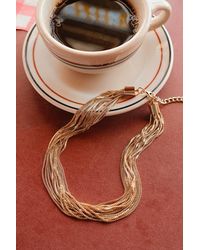 Lulus - Ariadne Chunky Layered Necklace - Lyst