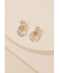 Lulus - Julianne And Doorknocker Earrings - Lyst