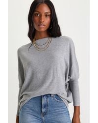 Lulus Basics - Verla Dolman Sleeve Sweater Top - Lyst