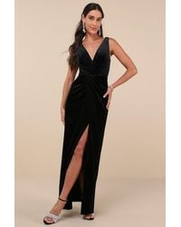 chinese dress ladies Angelina Sexy Halter Slit Tie Back Long Chiffon Bridesmaid Dresses, Dusty Blue main image 1