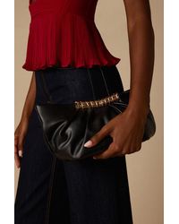 Lulus - Palmer Ruched Crossbody Clutch - Lyst