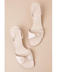 Steve Madden Exotica Pearl in White | Lyst