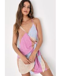 O'neill Sportswear - Marlo Multi Print Wrap Dress - Lyst