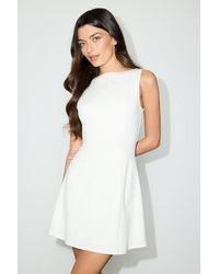 Lulus - Olivian Low Back Sleeveless Mini Dress - Lyst