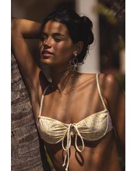 Lulus - Emma Ditsy Floral Underwire Bikini Top - Lyst