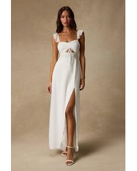Lulus - The Way To Love Ruffled Maxi Dress - Lyst