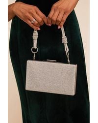 Lulus - Moonbeam Rhinestone Clutch - Lyst