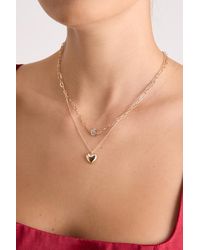 Lulus - Mory Layered Pendant Necklace - Lyst