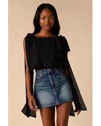 Lulus - Leonie Tie-Strap Bodysuit - Lyst