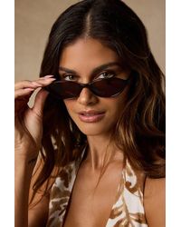 Lulus - Koia Small Oval Sunglasses - Lyst