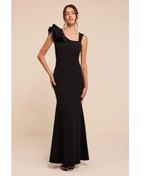 Lulus - Lucette Sleeveless Ruffled Mermaid Maxi Dress - Lyst