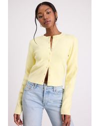 Lulus - Araya Button-Up Cardigan - Lyst