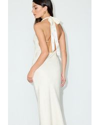 Lulus - Olandria Halter Midi Slip Dress - Lyst