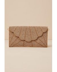 Lulus - Junipero Beaded Clutch - Lyst