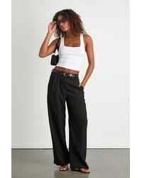 Lulus - Cleo Tailored Wide-Leg Trousers - Lyst