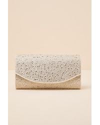 Lulus - Bindi Rhinestone Crossbody Clutch - Lyst