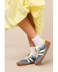 Steve Madden - Verdict Multi Suede Leather Lace-Up Sneakers - Lyst