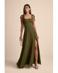 Lulus - Love Me Forever Square Neck Maxi Dress - Lyst