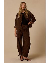 Lulus - Ashcraft Floral Corduroy Pants - Lyst