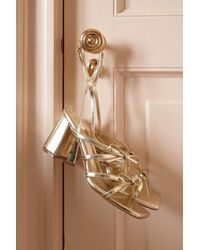 Lulus - Jennie Strappy Bow High Heel Sandals - Lyst