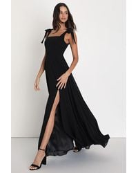 Lulus - Love Me Forever Square Neck Maxi Dress - Lyst