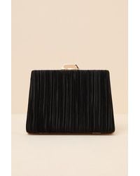 Lulus - Ezra Pleated Crossbody Clutch - Lyst