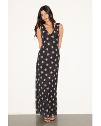 AFRM LOS ANGELES - Earhart Multi Floral Mesh Maxi Dress - Lyst