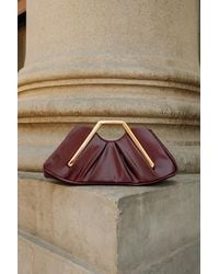 Lulus - Sabrine Ruched Clutch - Lyst