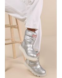 HUNTER - Maribel Waterproof Puffer Mid-Calf Boots - Lyst
