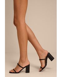 Lulus - Addien High Heel Sandals - Lyst