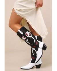 Matisse - Cool Hand Multi Leather Knee-High Western Boots - Lyst
