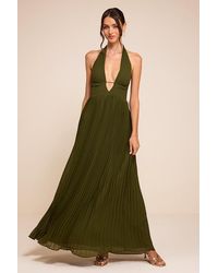 Lulus - Gemma Chiffon Maxi Dress - Lyst