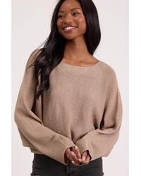 Lulus - Jaylin Boat Neck Pullover Sweater - Lyst