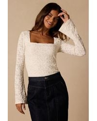 Lulus - Lottie Floral Long Sleeve Top - Lyst