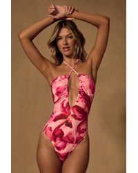 Lulus - Daniela Floral One-Piece Swimsuit - Lyst